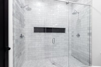 Large Format Tile Shower Interior